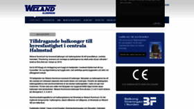 What Welandaluminium.se website looked like in 2020 (4 years ago)