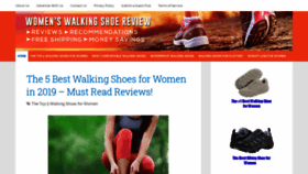 What Womenswalkingshoereview.com website looked like in 2020 (4 years ago)