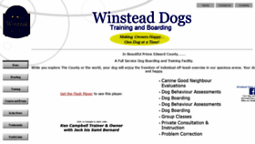 What Winsteaddogs.com website looked like in 2020 (4 years ago)