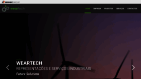 What Weartech.pt website looked like in 2020 (4 years ago)