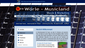 What Woerle-musicland.de website looked like in 2020 (4 years ago)