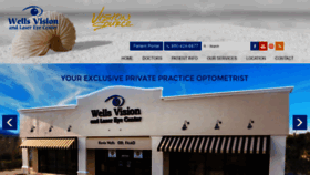 What Wellsvisioncenter.com website looked like in 2020 (4 years ago)