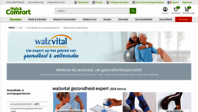 What Walzvital.be website looked like in 2020 (4 years ago)