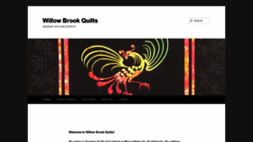 What Willowbrookquilts.com website looked like in 2020 (4 years ago)