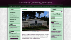 What Westminstercommunity.com website looked like in 2020 (4 years ago)
