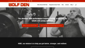 What Wolfdenstrong.com website looked like in 2020 (4 years ago)