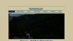 What Wellbeingretreatcenter.org website looked like in 2020 (4 years ago)