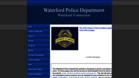 What Waterfordpolice.org website looked like in 2020 (4 years ago)
