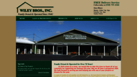 What Wileybrothersinc.com website looked like in 2020 (4 years ago)