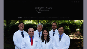 What Waldrondentistry.com website looked like in 2020 (4 years ago)