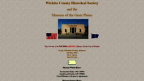 What Wichitacountymuseum.org website looked like in 2020 (4 years ago)