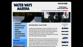 What Waterwaysmarinaoc.com website looked like in 2020 (4 years ago)