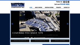 What Watsonroofing.com website looked like in 2020 (4 years ago)