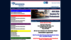 What Woodsonedu.com website looked like in 2020 (4 years ago)