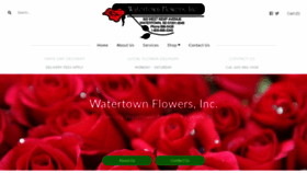 What Watertownflowers.com website looked like in 2020 (4 years ago)