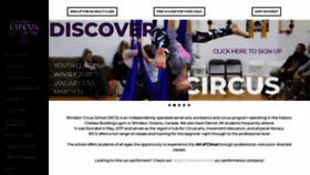 What Windsorcircusschool.com website looked like in 2020 (4 years ago)