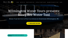 What Wilmingtonwatertaxi.com website looked like in 2020 (4 years ago)