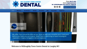 What Willoughbytowncentredental.com website looked like in 2020 (4 years ago)
