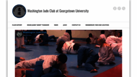 What Washingtonjudo.org website looked like in 2020 (4 years ago)