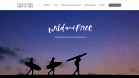 What Wildandfreeadventures.co.uk website looked like in 2020 (4 years ago)