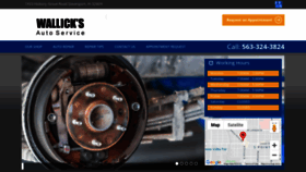 What Wallicksauto.com website looked like in 2020 (6 years ago)