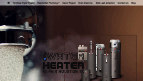 What Waterheaterrepairhoustontx.com website looked like in 2020 (4 years ago)