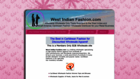 What Westindianfashion.com website looked like in 2020 (4 years ago)