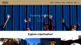 What Wesleyadventures.com website looked like in 2020 (4 years ago)