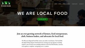 What Worcesterfoodhub.org website looked like in 2020 (4 years ago)