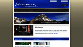 What Westpeak.ca website looked like in 2020 (4 years ago)