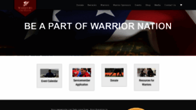 What Warriorsforfreedom.org website looked like in 2020 (4 years ago)