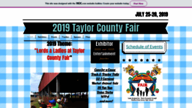 What Witaylorcountyfair.com website looked like in 2020 (4 years ago)
