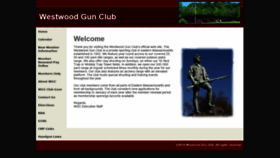 What Westwoodgunclub.us website looked like in 2020 (4 years ago)