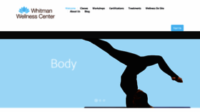What Whitmanwellnesscenter.com website looked like in 2020 (4 years ago)