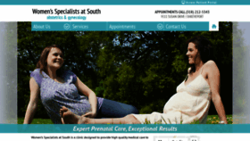 What Womensspecialistsatsouth.com website looked like in 2020 (4 years ago)