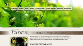 What Wein-fader.de website looked like in 2020 (4 years ago)