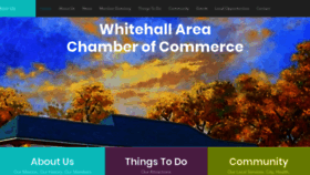 What Whitehallwichamber.com website looked like in 2020 (4 years ago)