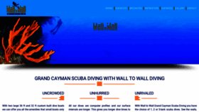 What Walltowalldiving.com website looked like in 2020 (4 years ago)