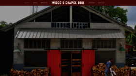 What Woodschapelbbq.com website looked like in 2020 (4 years ago)