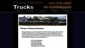 What We-trucks.com website looked like in 2020 (6 years ago)