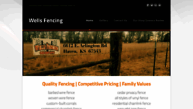 What Wellsfencinginc.com website looked like in 2020 (4 years ago)