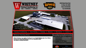 What Whitneypainting.com website looked like in 2020 (4 years ago)