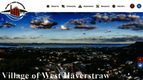 What Westhaverstraw.org website looked like in 2020 (4 years ago)