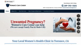 What Womensmedcarecenter.com website looked like in 2020 (4 years ago)