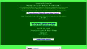What Wichitafallsfarmersmarket.com website looked like in 2020 (4 years ago)