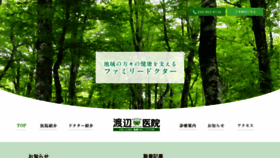 What Watanabeiin.jp website looked like in 2020 (4 years ago)