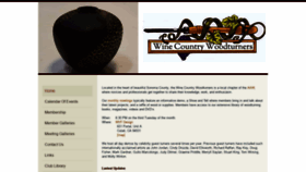 What Winecountrywoodturners.org website looked like in 2020 (4 years ago)