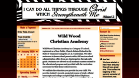 What Wildwoodacademy.org website looked like in 2020 (4 years ago)