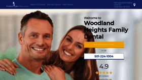 What Woodlandheightsfamilydental.com website looked like in 2020 (4 years ago)