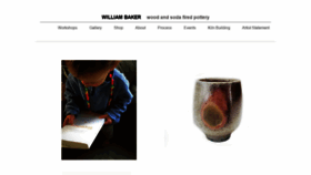 What Williambakerpottery.com website looked like in 2020 (4 years ago)